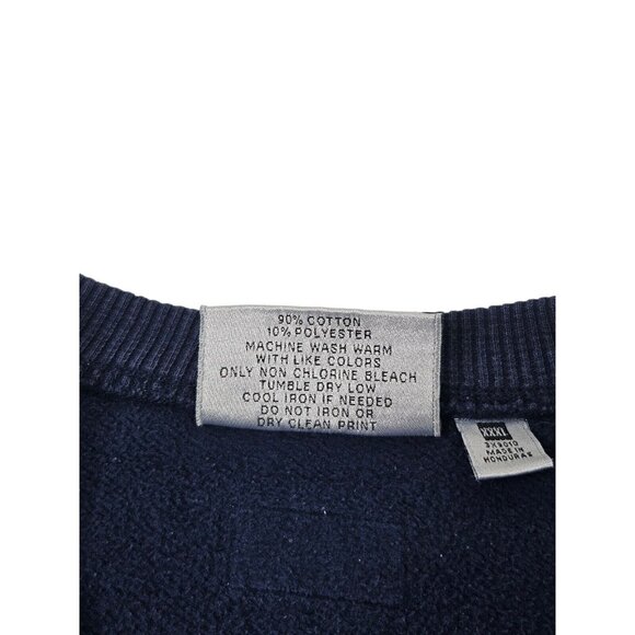 VTG 90s Syracuse University Reverse Weave Crewneck Sweatshirt Size XXXL 3XL Blue - Picture 8 of 13